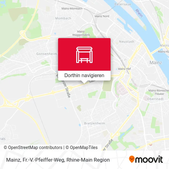 Mainz, Fr.-V.-Pfeiffer-Weg Karte
