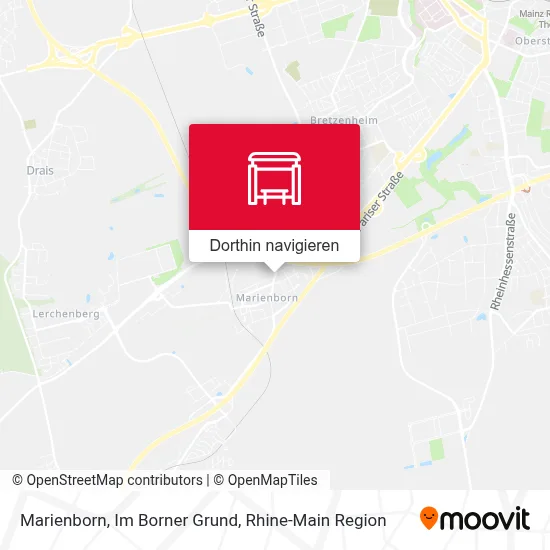 Marienborn, Im Borner Grund Karte