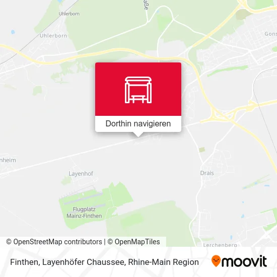 Finthen, Layenhöfer Chaussee Karte