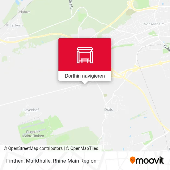 Finthen, Markthalle Karte