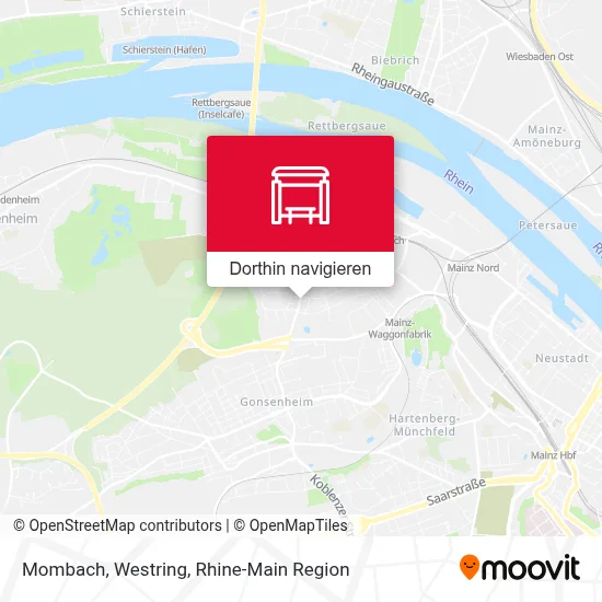 Mombach, Westring Karte
