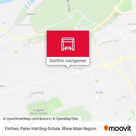 Finthen, Peter-Härtling-Schule Karte