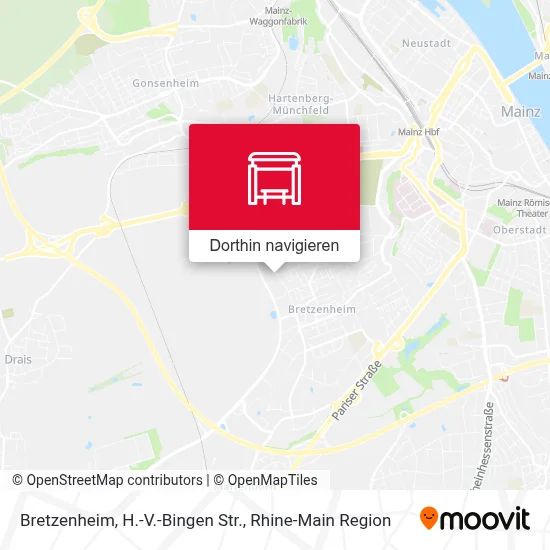 Bretzenheim, H.-V.-Bingen Str. Karte