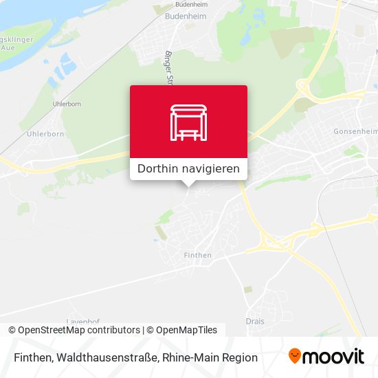 Finthen, Waldthausenstraße Karte