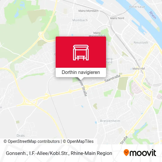 Gonsenh., I.F.-Allee/Kobl.Str. Karte