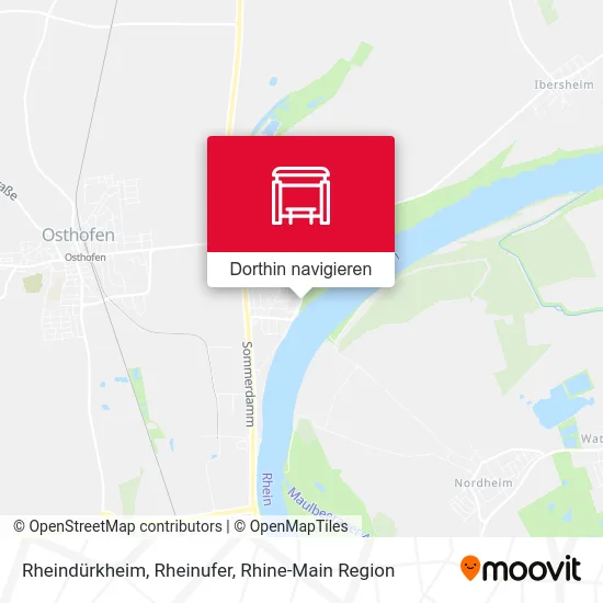 Rheindürkheim, Rheinufer Karte