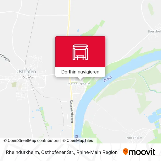 Rheindürkheim, Osthofener Str. Karte