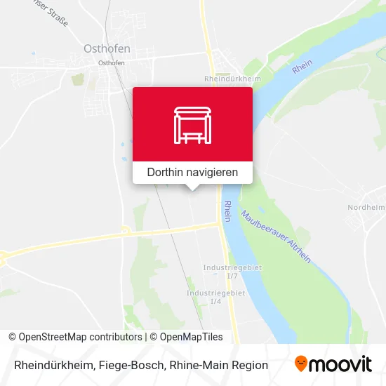 Rheindürkheim, Fiege-Bosch Karte