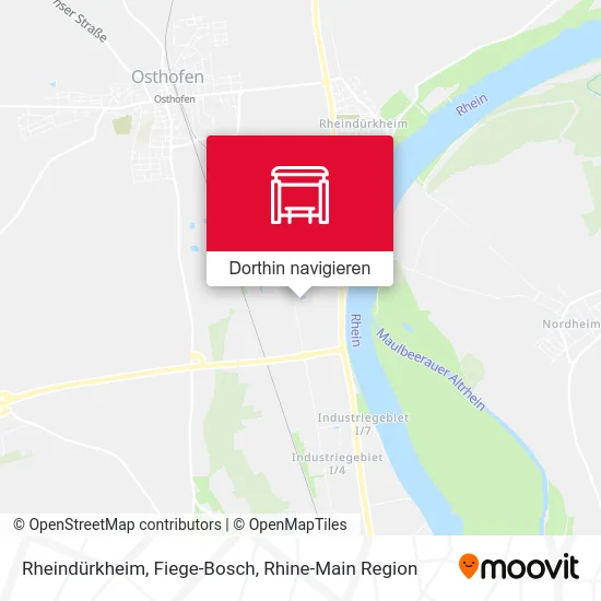 Rheindürkheim, Fiege-Bosch Karte