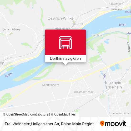 Frei-Weinheim,Hallgartener Str Karte