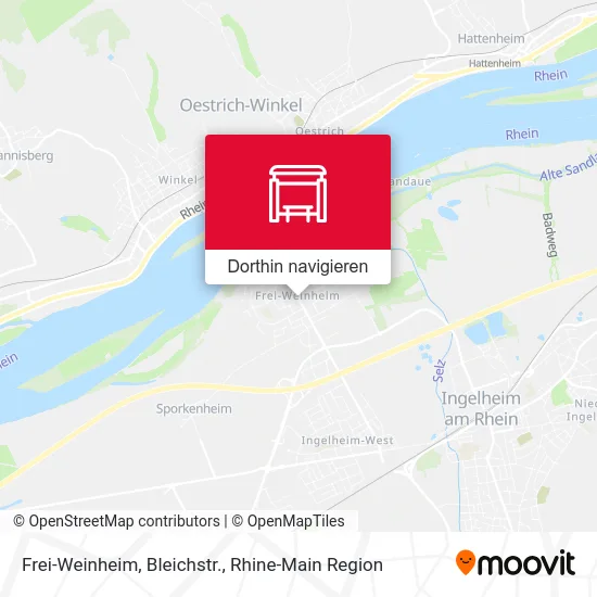 Frei-Weinheim, Bleichstr. Karte