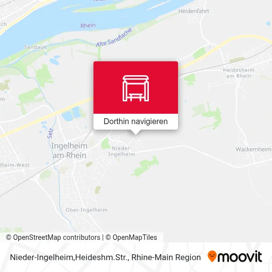 Nieder-Ingelheim,Heideshm.Str. Karte
