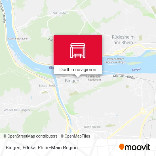 Bingen, Edeka Karte