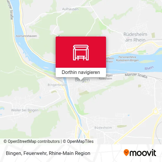 Bingen, Feuerwehr Karte