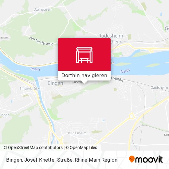 Bingen, Josef-Knettel-Straße Karte
