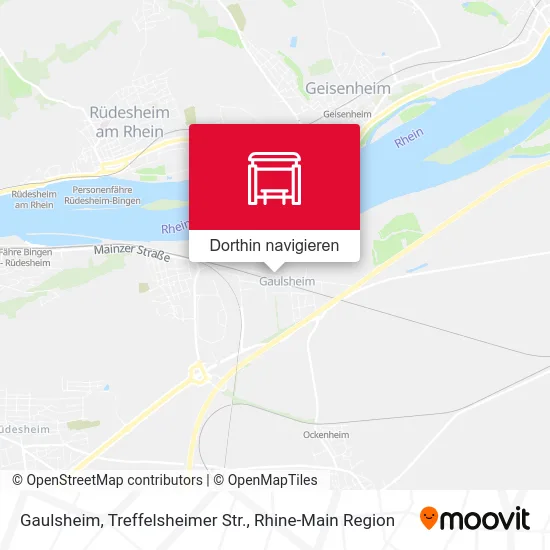 Gaulsheim, Treffelsheimer Str. Karte