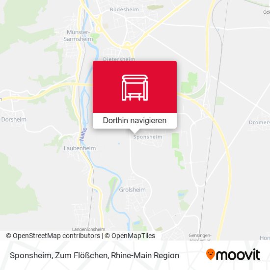 Sponsheim, Zum Flößchen Karte
