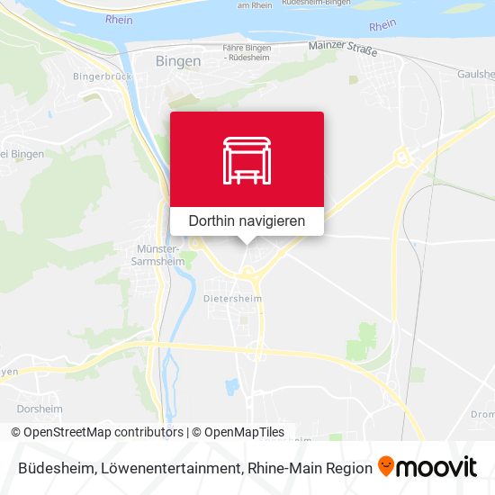 Büdesheim, Löwenentertainment Karte