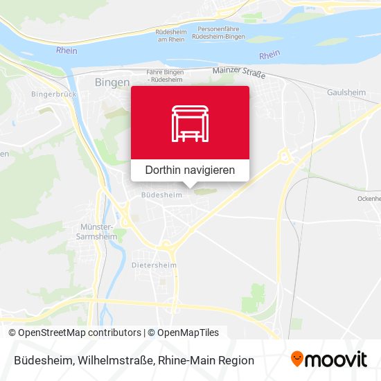 Büdesheim, Wilhelmstraße Karte