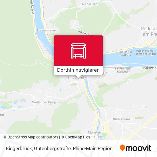 Bingerbrück, Gutenbergstraße Karte