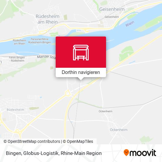 Bingen, Globus-Logistik Karte