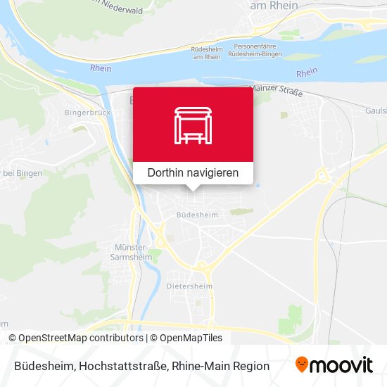 Büdesheim, Hochstattstraße Karte