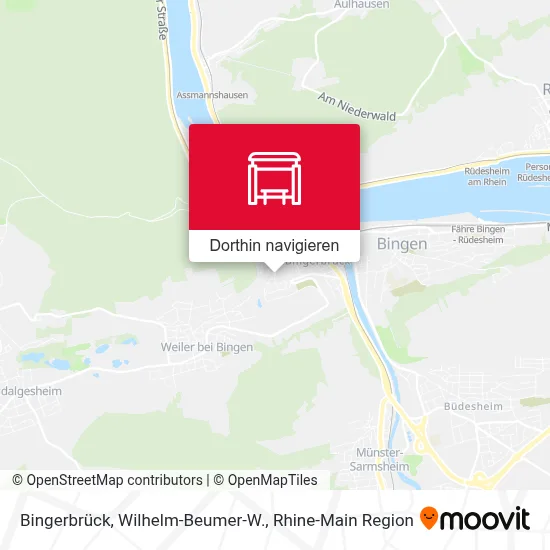 Bingerbrück, Wilhelm-Beumer-W. Karte