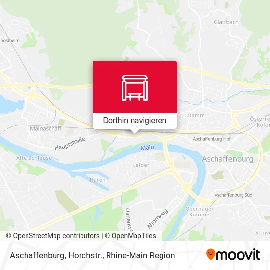 Aschaffenburg, Horchstr. Karte