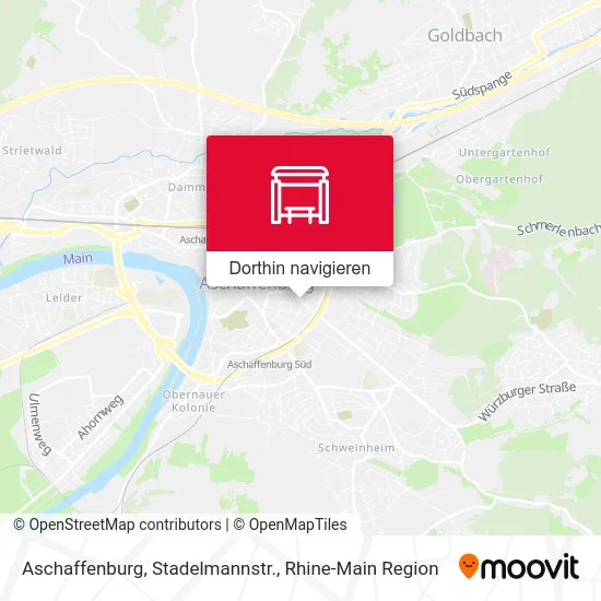 Aschaffenburg, Stadelmannstr. Karte