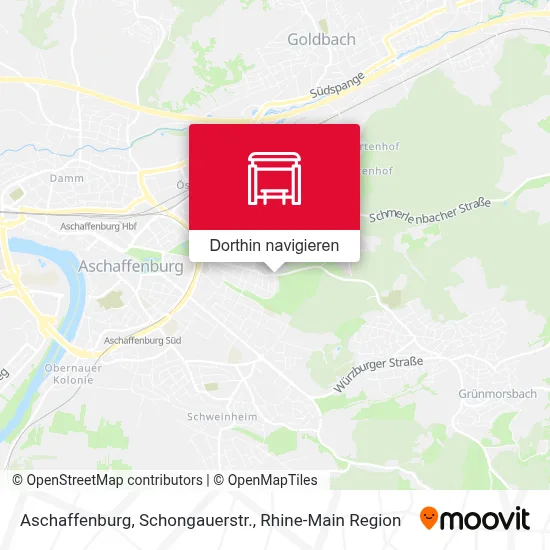 Aschaffenburg, Schongauerstr. Karte