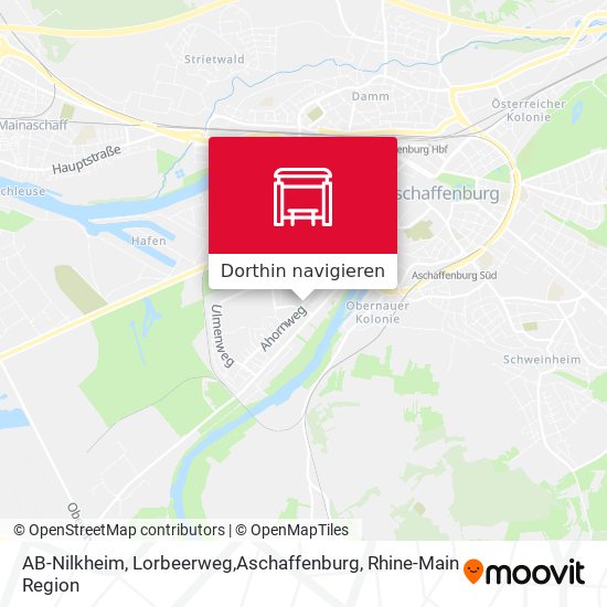 AB-Nilkheim, Lorbeerweg,Aschaffenburg Karte