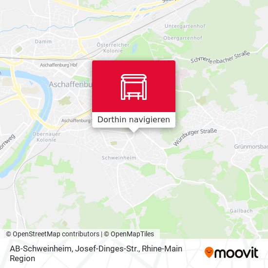 AB-Schweinheim, Josef-Dinges-Str. Karte
