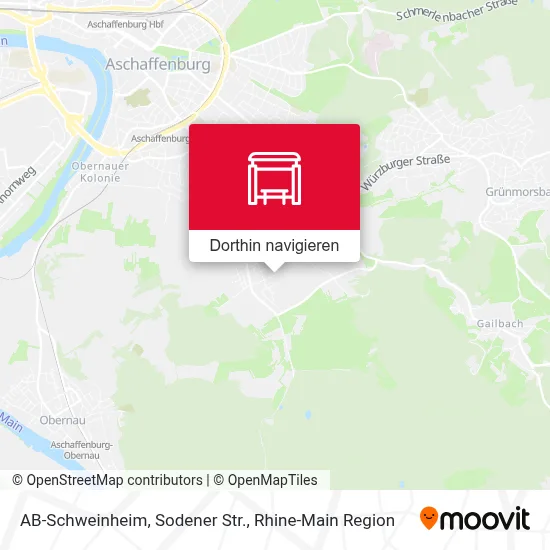 AB-Schweinheim, Sodener Str. Karte