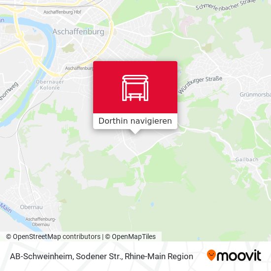 AB-Schweinheim, Sodener Str. Karte
