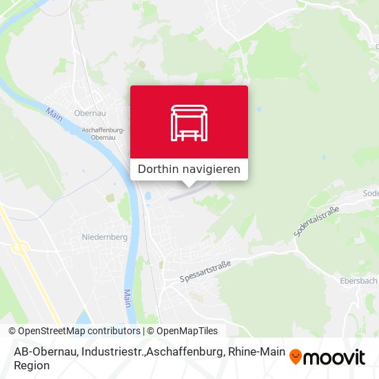 AB-Obernau, Industriestr.,Aschaffenburg Karte