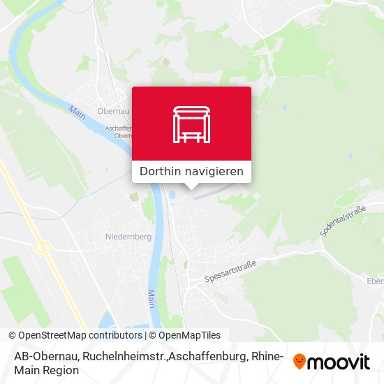 AB-Obernau, Ruchelnheimstr.,Aschaffenburg Karte