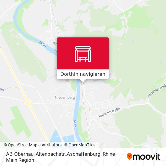 AB-Obernau, Altenbachstr.,Aschaffenburg Karte