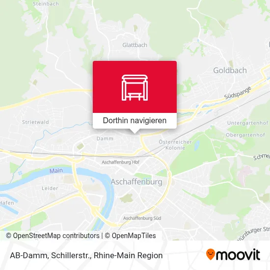 AB-Damm, Schillerstr. Karte