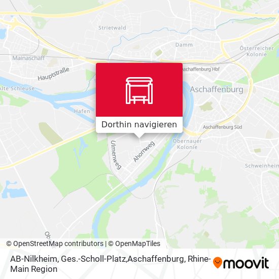 AB-Nilkheim, Ges.-Scholl-Platz,Aschaffenburg Karte
