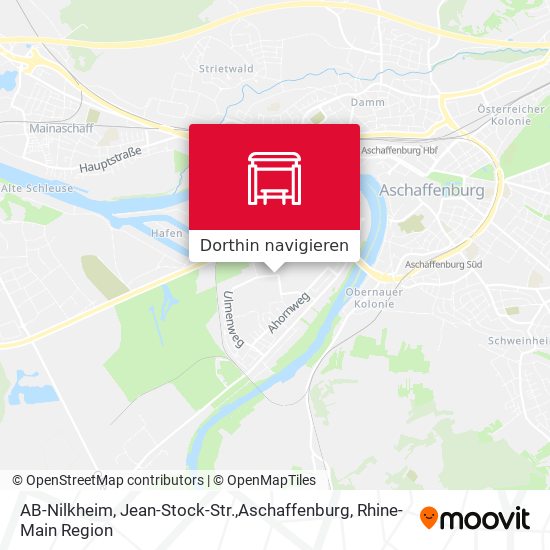 AB-Nilkheim, Jean-Stock-Str.,Aschaffenburg Karte