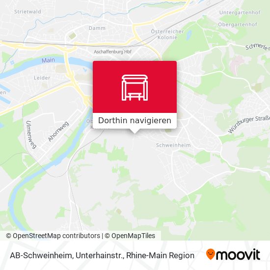 AB-Schweinheim, Unterhainstr. Karte