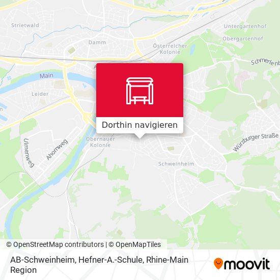 AB-Schweinheim, Hefner-A.-Schule Karte