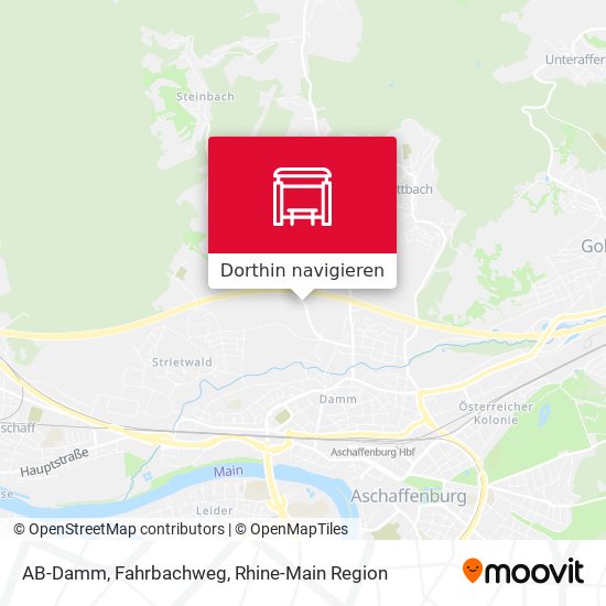 AB-Damm, Fahrbachweg Karte