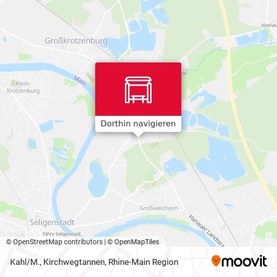 Kahl/M., Kirchwegtannen Karte