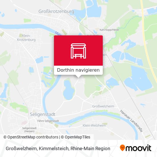 Großwelzheim, Kimmelsteich Karte