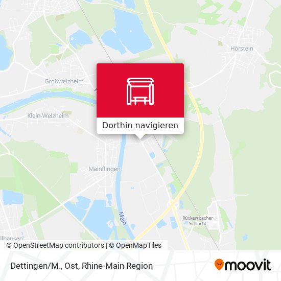 Dettingen/M., Ost Karte