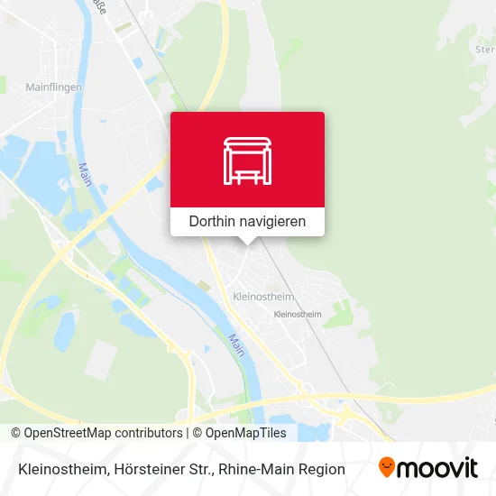 Kleinostheim, Hörsteiner Str. Karte