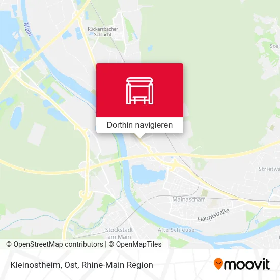 Kleinostheim, Ost Karte