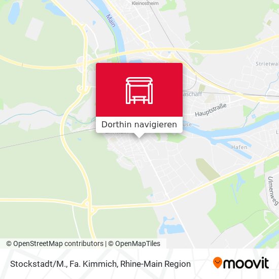 Stockstadt/M., Fa. Kimmich Karte