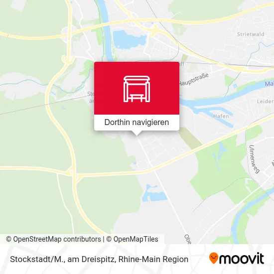 Stockstadt/M., am Dreispitz Karte